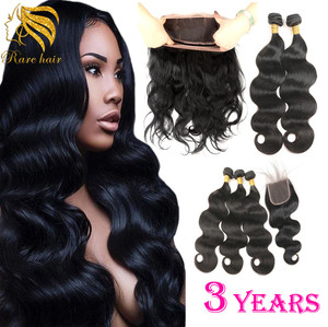Lsy 100% pelos virginales brasileñas importado en xuchang, fábrica del pelo humano virginal del pelo - Product Image 1