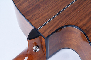 Buena calidad al por mayor madera contrachapada de nogal 6 cuerdas de acero folk estudiante guitarra acústica - Product Image 3