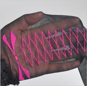 <span class=keywords><strong>Calze</strong></span> Autoreggenti Vintage Beileisi in Nylon Trasparente <span class=keywords><strong>con</strong></span> Cucitura Posteriore e Tacco per Donne, Nero - Product Image 3