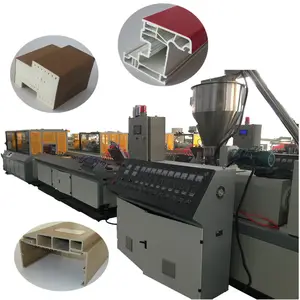 PVC/UPVC WPC plastic window door profile making machine production line