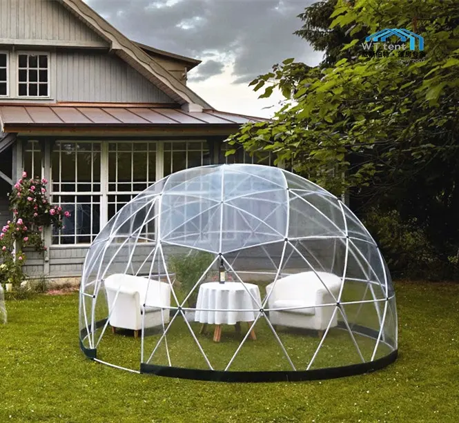 고품질 옥외 투명한 명확한 지오데식 돔 집 Stargazer 천막
