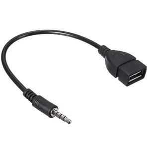 NUOVO 3.5mm Audio AUX Jack a USB 2.0 Tipo A Femmina OTG Cavo Dell'adattatore del Convertitore