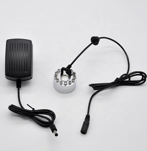 Dc điện tử matel đầu 20 mét 12 cái LED fogging Head lồng ấp siêu âm tạo độ ẩm không khí tạo độ ẩm Atomizer - Product Image 3