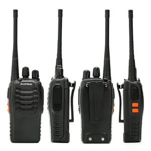 Baofeng-walkie-talkie BF-888S de largo alcance, Radio bidireccional, impermeable, para exteriores, 2 unidades