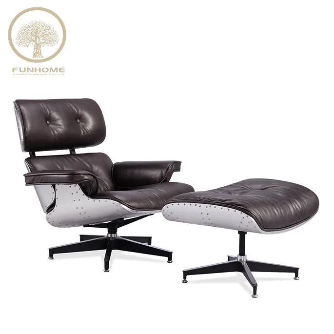 Yüksek kaliteli alüminyum recliner sandalye barcelona deri salon ve osmanlı