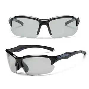 DLX9301-نظارات شمسية رياضية متلونة بالضوء, نظارات شمسية لركوب الدراجات ، لركوب الدراجات ، صيد الأسماك ، تصميم ذو علامة تجارية ، ظلال
