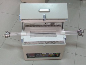 Four tubulaire à système CVD à <span class=keywords><strong>vide</strong></span> élevé à température de fonctionnement 1600C avec système de contrôle du débit de gaz CVD - Product Image 2