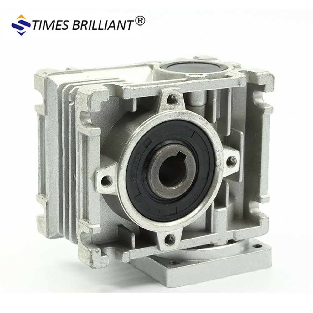 Китай, шаговый червячный редуктор NMRV040 1:80, прочный самоблокирующийся червячный редуктор
