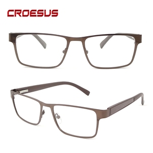 De moda de los hombres de metal bisagra de resorte de Primavera <span class=keywords><strong>al</strong></span> por mayor gafas de lectura irrompibles - Product Image 2