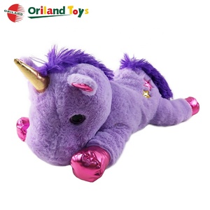 <span class=keywords><strong>Peluche</strong></span> Unicorno Morbido e Carino con <span class=keywords><strong>Occhi</strong></span> <span class=keywords><strong>Grandi</strong></span> e Glitter di Shanghai ORILAND - Product Image 2
