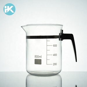 Huke personalizado borosilicato 3,3 de vidrio de <span class=keywords><strong>500</strong></span> <span class=keywords><strong>ml</strong></span> <span class=keywords><strong>vaso</strong></span> de precipitados con mango - Product Image 4