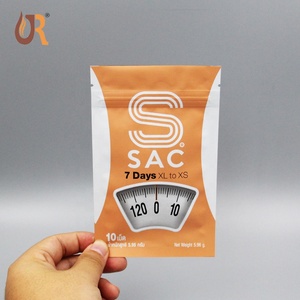 Mylar <span class=keywords><strong>cbd</strong></span> comestibles Bonbons gommeux ours sac D'emballage avec fermeture éclair - Product Image 5
