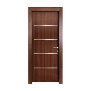 Simple design <span class=keywords><strong>teck</strong></span> en bois <span class=keywords><strong>massif</strong></span> portes design intérieur porte en bois - Product Image 1