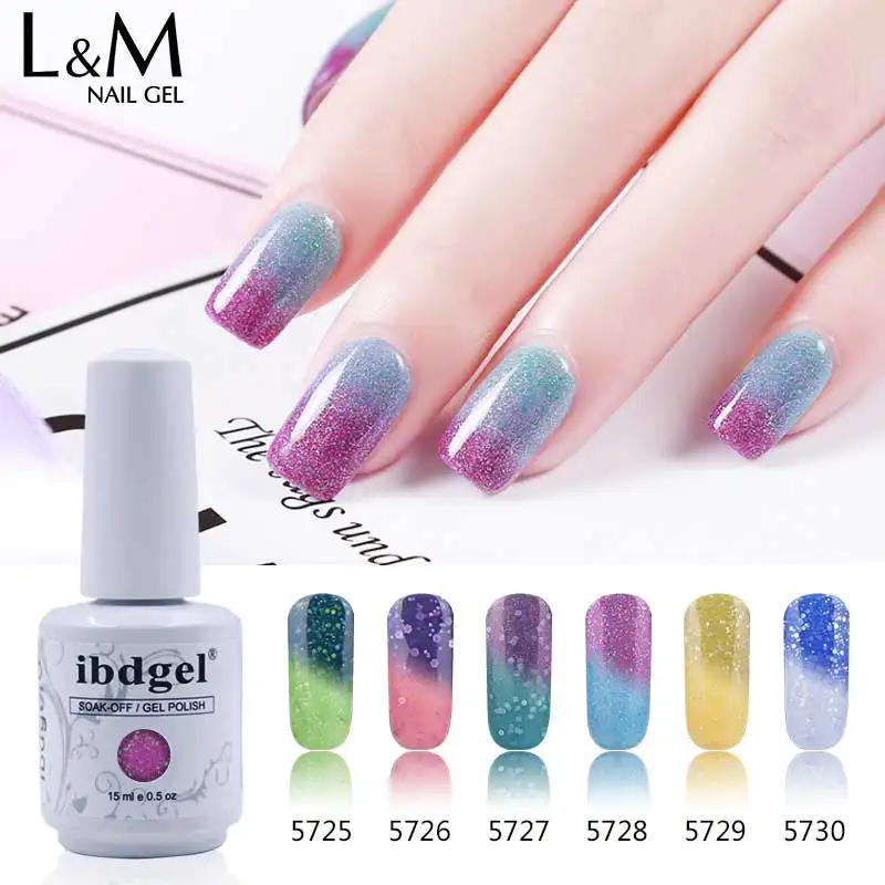 Temperature Changing Gel Nails Polish UV LED Gel Varnish Kit