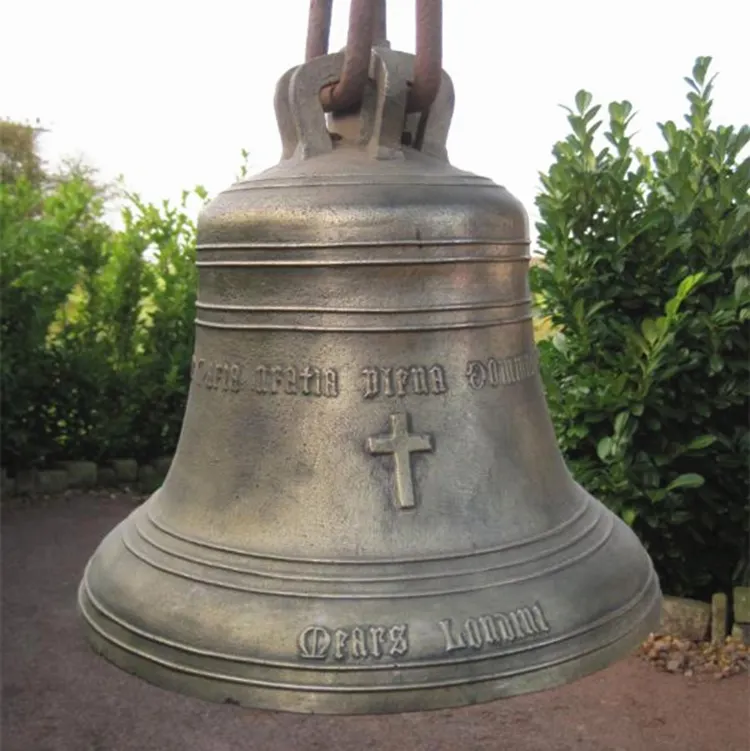 Benutzer definierte Outdoor-Dekor Metall große Messing Bronze Kirchen glocke