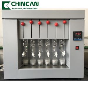 CHINCAN <strong>Laboratory</strong> Automatic <strong>Soxhlet</strong> Extraction Apparatus <strong>Soxhlet</strong> Fat Analyzer / Fat Tester SZF-06C - Product Image 4