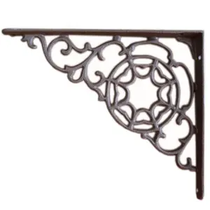 Factory Direct Sale Cast Iron Wrought Iron Decorative Angle Corner Brackets