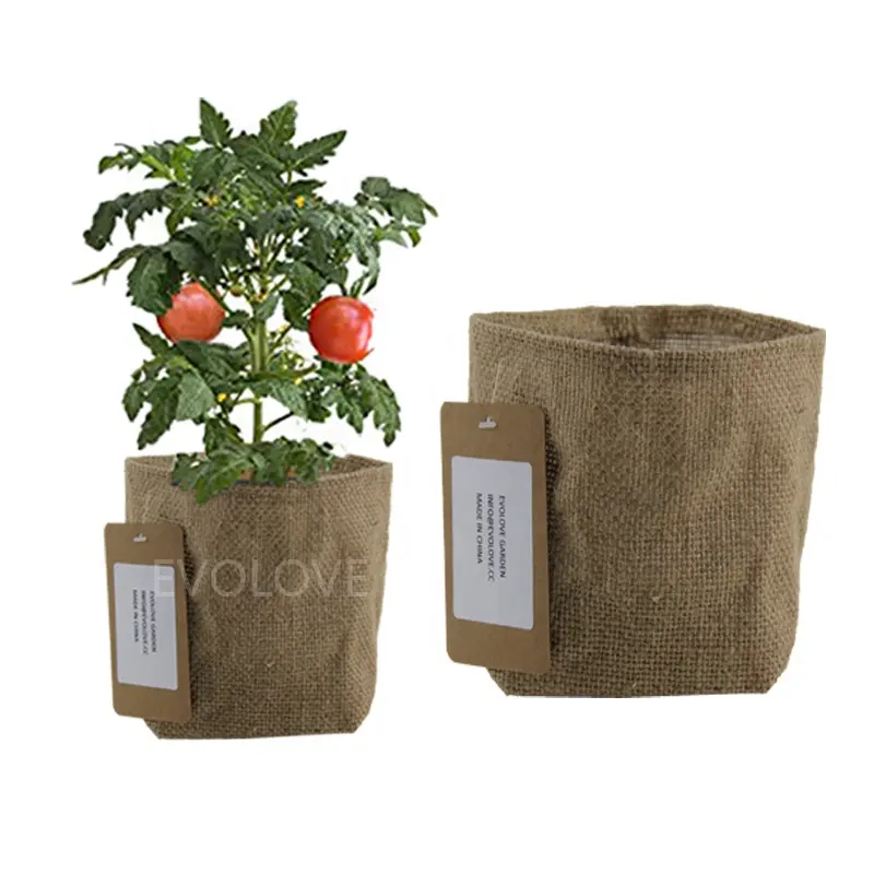 Großhandel garten wachsen taschen eco freundliche anlage jute tasche