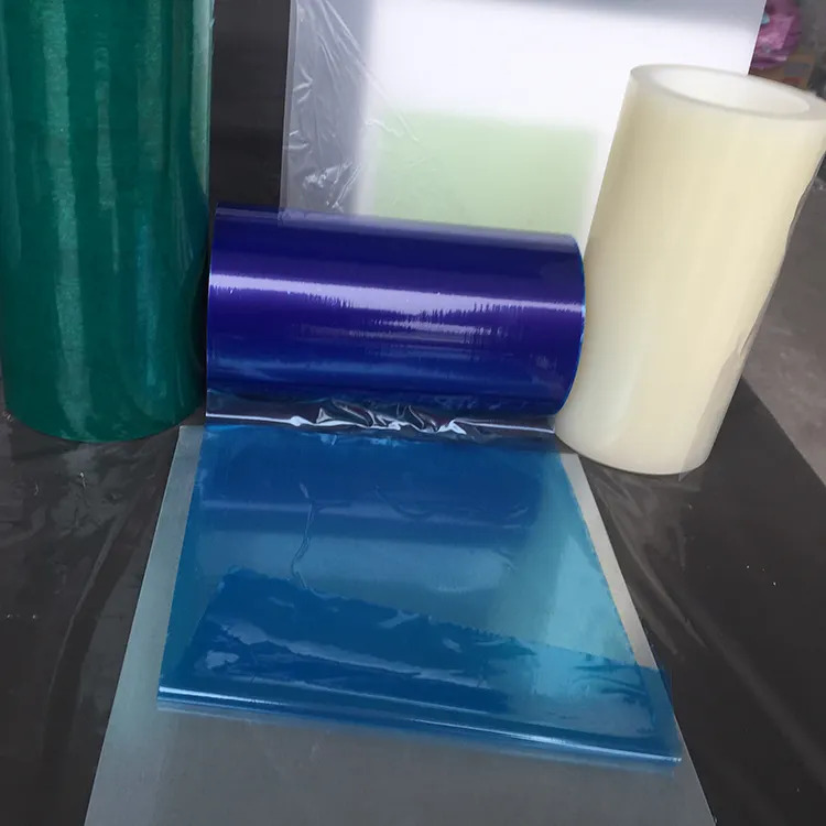 Blue pe protection tapes for stainless steel sheets clear protective film