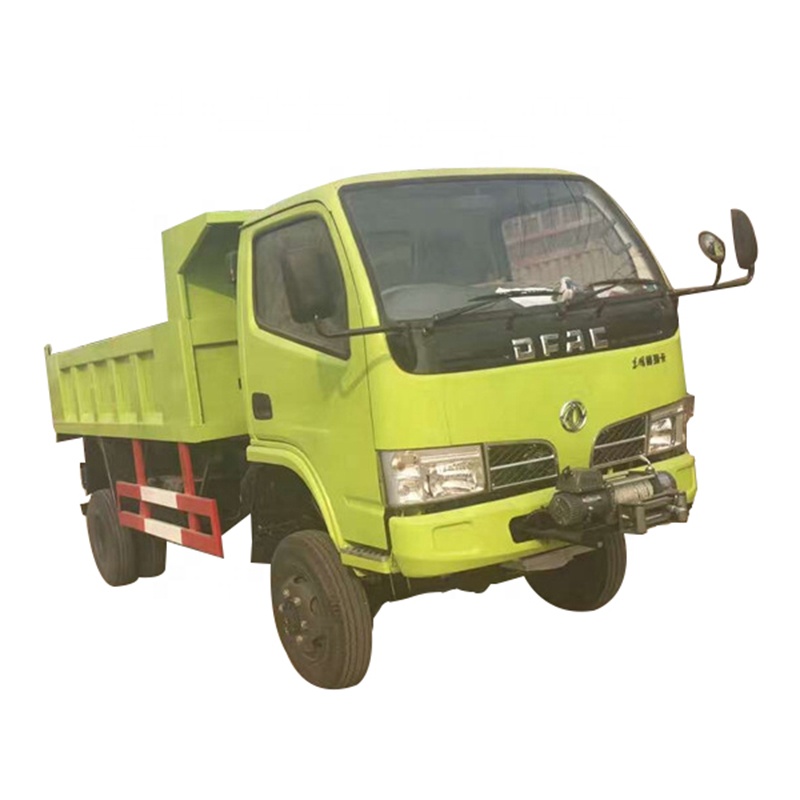 Dongfeng 4x4 небольшой самосвал 3 тонны 4 тонны ручной дизельный легкий грузовик со стандартом выбросов Евро 2 совершенно новый б/у в продаже