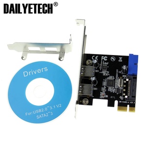USB3.0 PCI-E PCI Express Card adapter SuperSpeed 2 Port 19pin 15pin Stecker Niedrigen Profil - Product Image 5