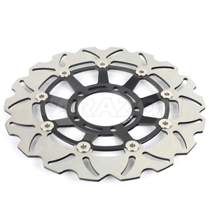 Wave floating motorcycle front brake disc for Triumph <span class=keywords><strong>STREET</strong></span> <span class=keywords><strong>TRIPLE</strong></span> R 675 - Product Image 1