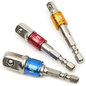 Bộ Chuyển Đổi Ổ Cắm <span class=keywords><strong>3</strong></span> Trong 1 Cấp Độ Tác Động/Mở Rộng Biến Máy Khoan Điện Thành Bộ Điều Khiển Đai Ốc Tốc Độ Cao 1/4 ", Ổ Cắm <span class=keywords><strong>3</strong></span>/<span class=keywords><strong>8</strong></span>" 1/2 "Để Khoan - Product Image 2