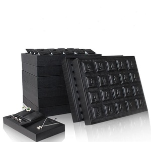 Jinsky da đồ trang sức hiển thị khay đồ trang sức bespoke Vòng vòng vòng Bangle Mặt dây chuyền tổ chức khay Stackable - Product Image 3