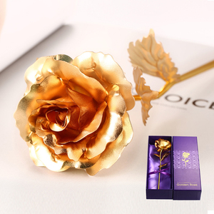 Rose-00001 xuping Lead and Nickel Free Alloy Flower Festival Lady Women <strong>Gift</strong> Plated 24 <strong>Karat</strong> Gold Rose - Product Image 4