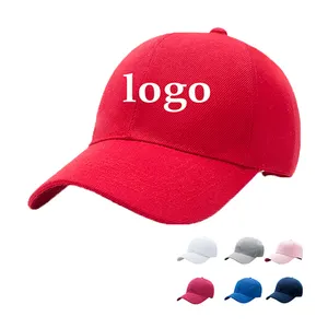 Toptan yüksek kalite özel 6 Panel beyzbol şapkası ile Logo profesyonel özel nakış erkekler için