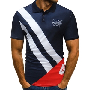 <span class=keywords><strong>Nuevo</strong></span> color sólido casuales de los hombres camisetas de gran tamaño de logotipo personalizado camisa de <span class=keywords><strong>polo</strong></span> - Product Image 1