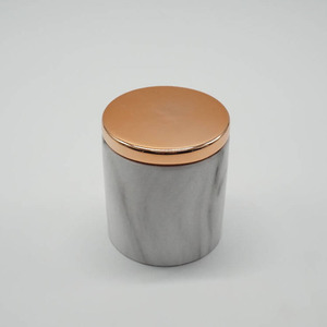 De China, venta al por mayor de piedra mármol vela tarros de mármol tazas de mármol de Carrara blanco vela tarros - Product Image 3