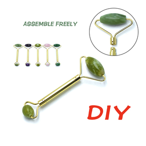 Real Jade rodillo Facial adelgazamiento masajeador de cuerpo completo de la mandíbula cuello de - Product Image 1