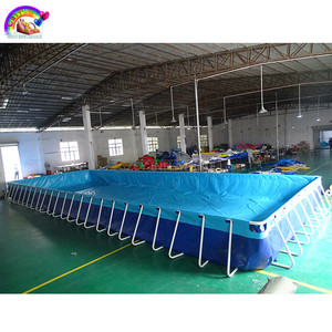 Rectángulo gigante de PVC piscinas de plástico barato piscina inflable - Product Image 2