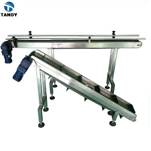 Convoyeur à bande PU de <span class=keywords><strong>transport</strong></span> de paquet de poudre de gelée à différentes vitesses/convoyeur à bande PVC incliné - Product Image 5