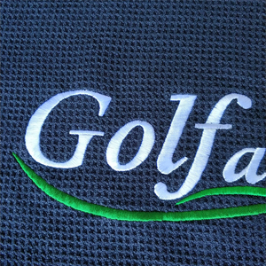 Logotipo impreso personalizado microfibra Waffle tejido deporte Toalla de golf - Product Image 5