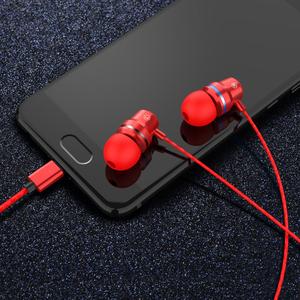 סוג C Wired זול מתכת בס נייד טלפון אוזניות עם מיקרופון - Product Image 6