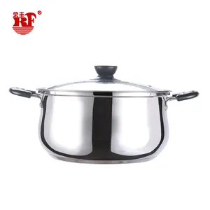 Gas product name cooking pot stainless steel crab pot soup cookware CN OEM customized rongfeng Metal Model Number HXDM 24F