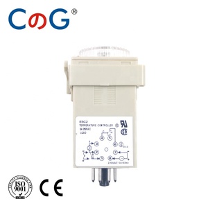 CG <span class=keywords><strong>E5C2</strong></span> Relay Đầu Ra K Đầu Vào 0-400C Con Trỏ Với Ổ Cắm Loại Đường Sắt Hướng Dẫn 48*96 Mm Thermostat AC 110V-220V Điều Khiển Nhiệt Độ - Product Image 5