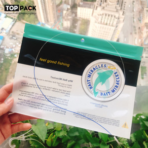 Ziplock-Cebo de gusano de pesca de plástico suave, bolsas de embalaje con impresión personalizada - Product Image 6