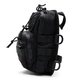 Sac <span class=keywords><strong>de</strong></span> <span class=keywords><strong>guidon</strong></span> fonctionnel en nylon 1000D, système Molle, imperméable, robuste, pour <span class=keywords><strong>moto</strong></span>, vélo, noir, 25x20x13cm, option <span class=keywords><strong>de</strong></span> logo personnalisé - Product Image 2
