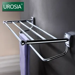 Bathroom Accessory bathroom towel hangers shelf bath 304 stainless steel towel rail