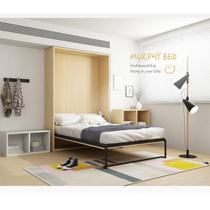 Nordic Design <strong>Space</strong> <strong>Saving</strong> Furniture Vertical <strong>Single</strong> Folding Wall <strong>Bed</strong> - Product Image 3