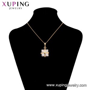 34867 xuping <span class=keywords><strong>Colgante</strong></span> de <span class=keywords><strong>Piedra</strong></span> <span class=keywords><strong>Blanca</strong></span> con Forma de Caja de Regalo con una Sola <span class=keywords><strong>Piedra</strong></span> - Product Image 6