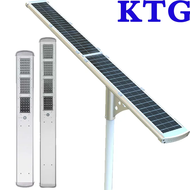 Solar betriebene Außen beleuchtung 80W 100W 150W 200W Bewegungs sensor Aluminium Druckguss LED-Licht integrierte Plakat Solar licht