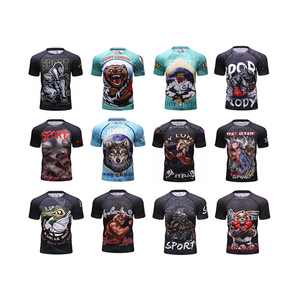 Los hombres de encargo gimnasio ropa Animal de impresión camiseta - Product Image 1