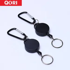 Carabiner Ree Lencana Id, dengan Kingringl Yoyo Gulungan Pemegang Kartu Id