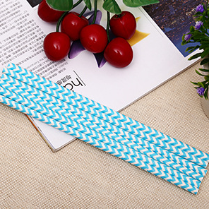 2019 Sản Phẩm Mới Dùng Một Lần <span class=keywords><strong>Chevron</strong></span> Sọc Giấy Ống Hút cho Trang Trí Đám Cưới - Product Image 3