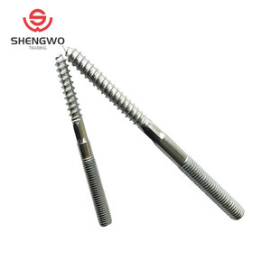 Double <span class=keywords><strong>vis</strong></span> filetée double <span class=keywords><strong>vis</strong></span> taraudée boulon de suspension - Product Image 1