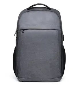 chống trộm bag bằng chứng nước phụ nữ Suppliers-Lymech Custom With Logo Nylon Business Travel Water proof Usb Chargin Laptop Antitheft Anti Theft Backpack Bag Women Men